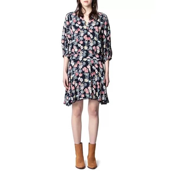 Zadig & Voltaire Raspali Print Mini Dress, Size S - Picture 1 of 12